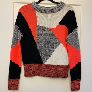 Vero Moda color block sweater, Size S